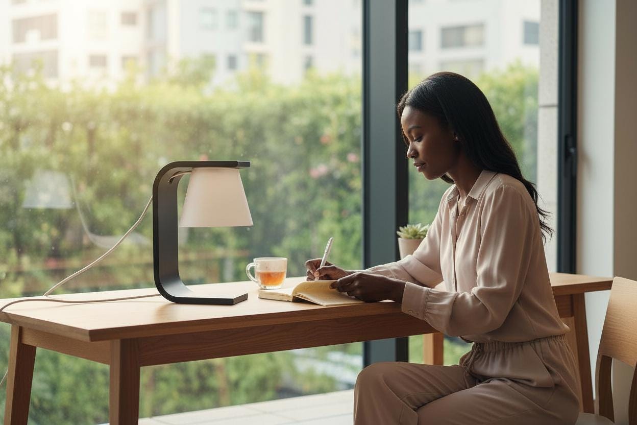 ArcGlow Lamp: 3D Printed Minimalist Desk Lamp