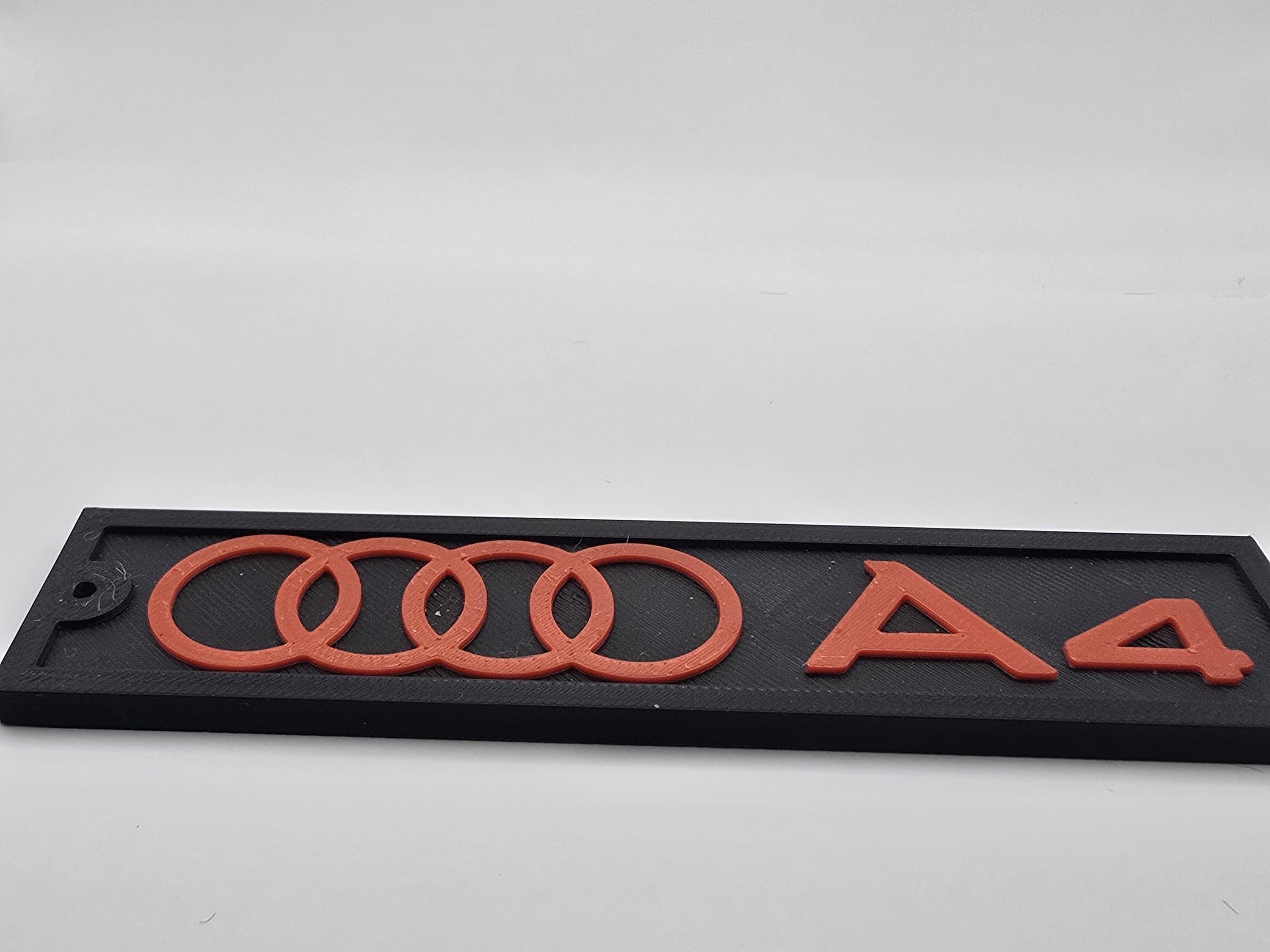 3D Printed A4 JetTag Keychain